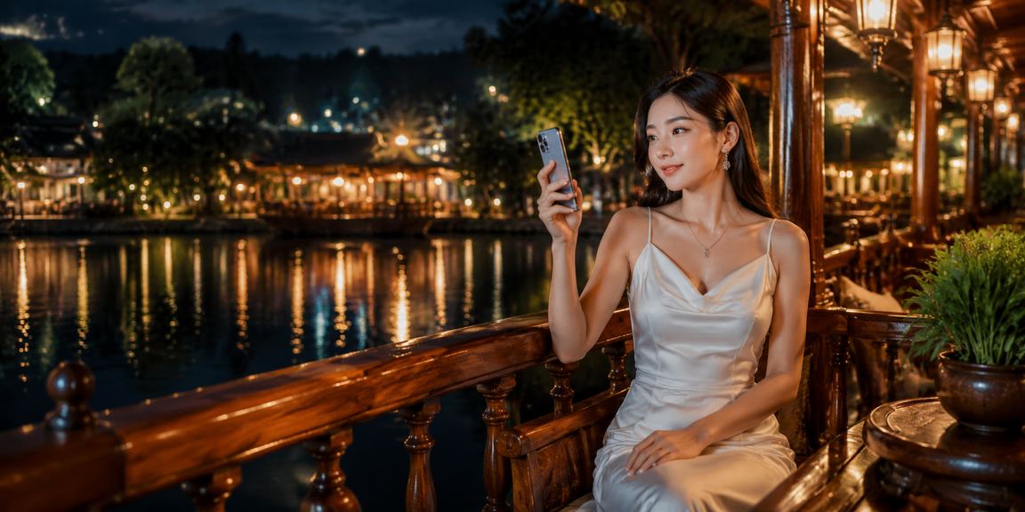 Người dùng Đà Lạt truy cập nền tảng casino trực tuyến qua điện thoại tại quán cà phê