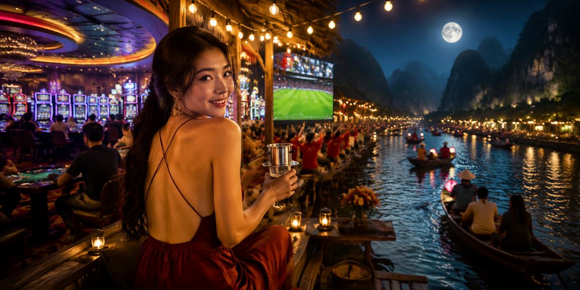 Người chơi Việt Nam theo dõi trận cược casino trên điện thoại di động